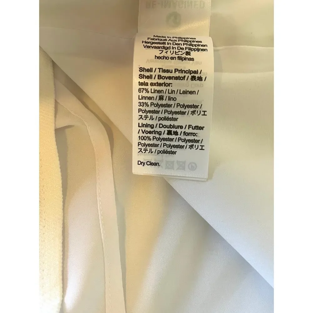 J. Crew Squareneck linen dress